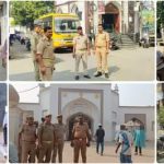 पुलिस अधीक्षक निर्देशन में सम्भल पुलिस द्वारा शुक्रवार जुम्मे की नमाज़ के दौरान भ्रमणशील रहकर सतर्क दृष्टि रखी गयी