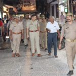 पुलिस अधीक्षक द्वारा त्योहारों, कानून व शान्ति व्यवस्था बनाये रखने के दृष्टिगत थाना बहजोई क्षेत्रान्तर्गत पैदल गस्त की गयी