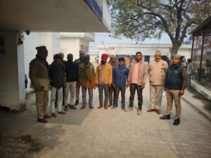 भूमि विवाद में मारपीट, सात आरोपी गिरफ्तार