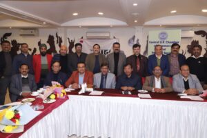 रामपुर रोड स्थित होटल कंफर्ट इन में यूनियन बजट 2026 पर चैंबर ऑफ कॉमर्स की विस्तृत चर्चा..