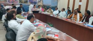जिला पंचायत बोर्ड बैठक सम्पन्न105.16 करोड़ के पुनरीक्षित व मूल बजट की सर्वसम्मत्ति से हुई स्वीकृति