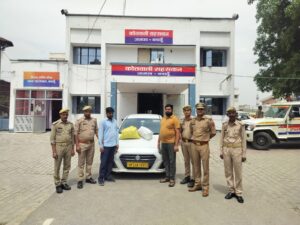 सहसवान पुलिस को मिली बड़ी कामयाबी, 8 किलो 200 ग्राम डोडा छिलका व डिजायर कार के साथ दो तस्कर गिरफ्तार
