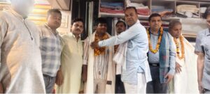 खंड विकास अधिकारी पद पर चयन होने पर हुआ भव्य स्वागत।