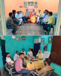 सहसवान में शक्ति केंद्र वैठके हुई संपन्न।