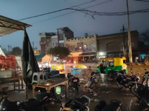 सहसवान में ओलावृष्टि और तेज बारिश से मौसम हुआ सुहावना, किसानों की बढ़ी चिंता