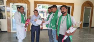 भाकियू पीडीए शक्ति ने राज्यपाल के नाम सौंपा ज्ञापन, स्मार्ट मीटर हटाने और एमएसपी कानून की मांग