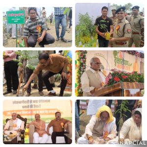 वृक्षारोपण महायज्ञ– जनभागीदारी के साथ हुआ वृहद पौधारोपण, बोले जिलाधिकारी अविनाश सिंह,एक पेड़ मां के नाम-एक पेड़ पिता के नाम के साथ लिया पर्यावरण संरक्षण का संकल्प..