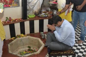 नाथ कॉरिडोर के निर्माण कार्यों का मंडलायुक्त शम्भू कुमार ने किया निरीक्षण..