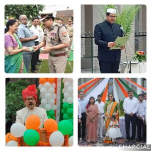 बरेली में धूमधाम से मनाया गया स्वतंत्रता दिवस,ADG, कमिश्नरी,DM, एसएसपी BDA से लेकर सभी सरकारी कार्यालयों तक लहराया तिरंगा..