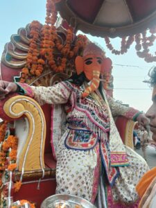 रामलीला से पूर्व गणेश शोभायात्रा में उमड़ा आस्था का सैलाब, गाजे-बाजे के साथ निकली भव्य यात्रा